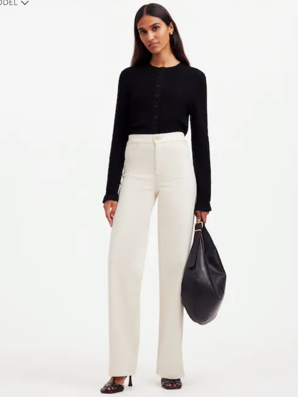 Madewell The Emmett Wide-Leg Jean: Welt Pocket Edition - Vintage Canvas